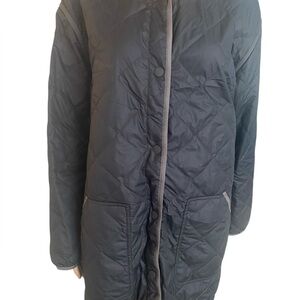 L.L. Bean Women's Navy Quilted Puffer Coat